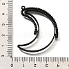 Alloy Open Back Bezel Pendants PALLOY-I223-04EB-3