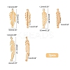 12Pcs 6 Style 201 Stainless Steel Links connectors STAS-DC0001-52-2