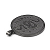 304 Stainless Steel Pendants STAS-P321-01EB-3