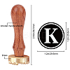 1Pc Golden Tone Brass Stamp Head DIY-CP0007-80K-2