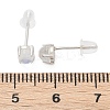 Anti-Tarnish 925 Sterling Silver Stud Earrings EJEW-M202-01-3