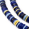 Handmade Polymer Clay Beads Strands CLAY-R089-6mm-T02B-33-6