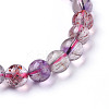 Natural Quartz Beads Stretch Bracelets BJEW-P160-04A-2