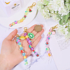 Fruit Polymer Clay & Acrylic & Alloy Enamel Locking Stitch Marker HJEW-CA00012-3