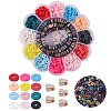 2400Pcs Single Colors Handmade Polymer Clay Beads CLAY-SZ0001-55-1