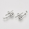 Tibetan Style Alloy Pendants TIBEP-T009-27AS-RS-2