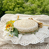 10 Yards Cotton Flower Lace Trim Ribbon OCOR-LP0001-80-3