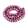 Anti-Tarnish Electroplate Glass Beads Strands GLAA-T025-10mm-11I-3