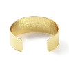 Rack Plating Brass Open Wide Cuff Bangles for Women LS-BJEW-D032-06G-3