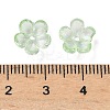 Dyed & Heated Glass Bead Caps GLAA-C042-01L-3
