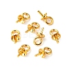 PVD Vacuum Plating 304 Stainless Steel Cup Pearl Peg Bails Pin Pendants LS-STAS-I120-56-G-5