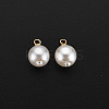 ABS Plastic Imitation Pearl Charms KK-N242-016-1