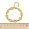 304 Stainless Steel Eye Link Chain Bracelets for Women BJEW-P348-01A-G-5
