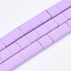 Spray Painted Non-magnetic Synthetic Hematite Beads G-T116-07-09-1