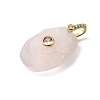 Natural Rose Quartz Pendants GG-CBA7610-06G-02-2
