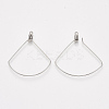 Tarnish Resistant 304 Stainless Steel Wire Pendants LS-X-STAS-S103-11-3