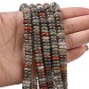 Natural African Bloodstone Beads Strands G-G329-A02-3x8mm-2