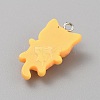 Opaque Resin Cat Pendants X1-CRES-TAC0010-07C-2