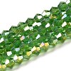 Transparent Electroplate Glass Beads Strands LS-EGLA-A039-T6mm-B03-1
