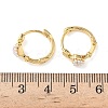 Brass Heart Hoop Earrings EJEW-D337-16G-5