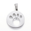 Non-Tarnish 304 Stainless Steel Pendants STAS-I086-04P-01-2