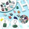 20Pcs 10 Styles Natural & Synthetic Mixed Gemstone Pendants G-FS0005-93P-01-3