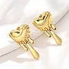 304 Stainless Steel Stud Earrings for Women EJEW-U047-01G-3