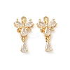 Brass Micro Pave Cubic Zirconia Pendants KK-Z136-48G-1