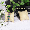 Kraft Hemp Pillow Holder for Jewelry Bracelet & Watch Displays LS-BDIS-WH0002-01-5