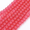 Baking Paint Transparent Glass Bead Strands LS-GLAA-S031-4mm-40-1
