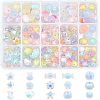 210Pcs 15 Style Transparent Acrylic Beads TACR-CA0001-06-1