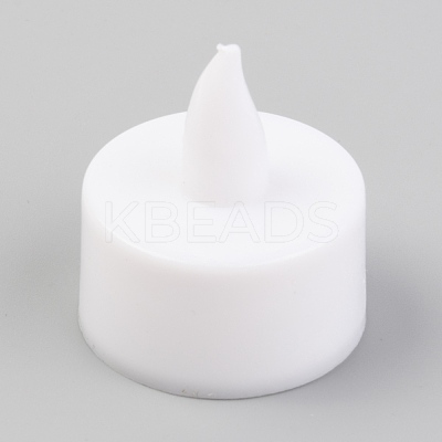 Plastic Flameless LED Tea Light Candles AJEW-H123-01B-1