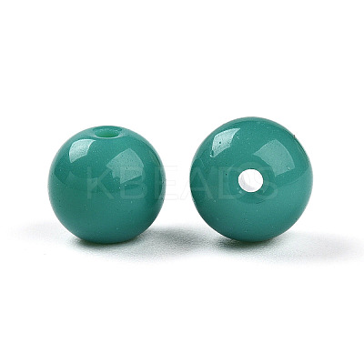 Opaque Solid Color Glass Beads X1-GLAA-N007-8mm-A09-1