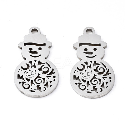 Non-Tarnish 201 Stainless Steel Pendants STAS-Q240-022P-1