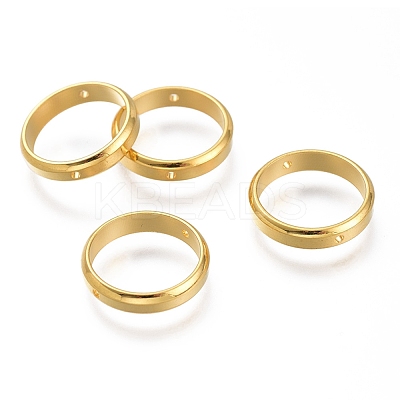 201 Stainless Steel Bead Frames STAS-O130-06G-1