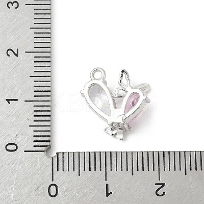 Brass Micro Pave Cubic Zirconia Pendants LS-KK-M326-17-P02-1