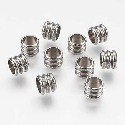 Tarnish Resistant 202 Stainless Steel Beads STAS-K166-16P-D-1