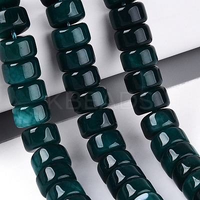 Dyed Natural Agate Beads Strands G-T143-17K-1