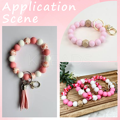 Silicone Alphabet Beads for Bracelet or Necklace Making SIL-SP0001-07-1