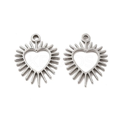 Non-Tarnish 304 Stainless Steel Pendants STAS-E182-11P-1