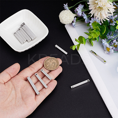 15Pcs 3 Styles 304 Stainless Steel Polished Pendant FIND-PH0020-86-1