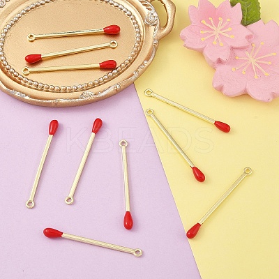 10Pcs Rack Plating Alloy Enamel Pendants FIND-YW0007-85-1