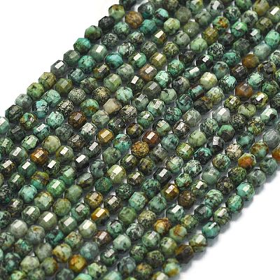 Natural African Turquoise(Jasper) Beads Strands G-A260-A16-01-1