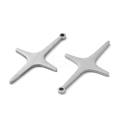 Non-Tarnish 201 Stainless Steel Pendants STAS-Q216-18P-1