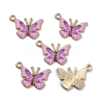 Alloy Enamel Printed Pendants ENAM-CJC0006-66C-1