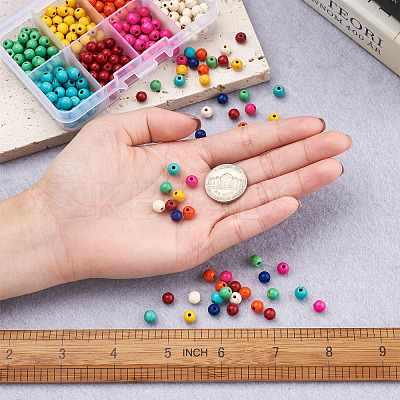 400Pcs 8 Colors Synthetic Turquoise Beads Strands TURQ-KS0001-01-1