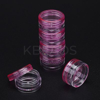 3G Plastic Empty Portable Facial Cream Jar LS-X-MRMJ-WH0020-01B-1