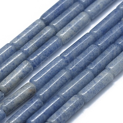 Dyed & Heated Natural Blue Aventurine Beads Strands G-F631-D12-01-1