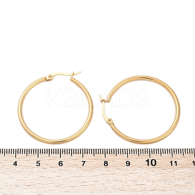 201 Stainless Steel Hoop Earrings EJEW-I245-20F-1