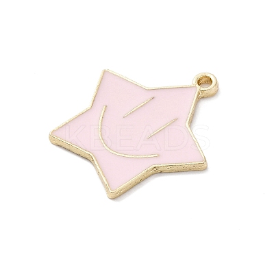 Alloy Enamel Pendants ENAM-F152-05G-03-1